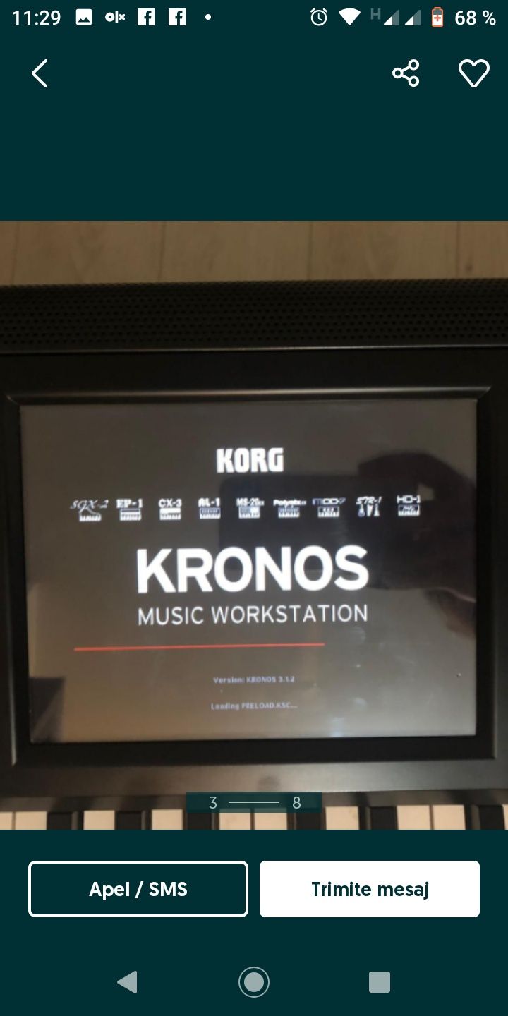 Touchscreen korg kronos 2 / kronos 1