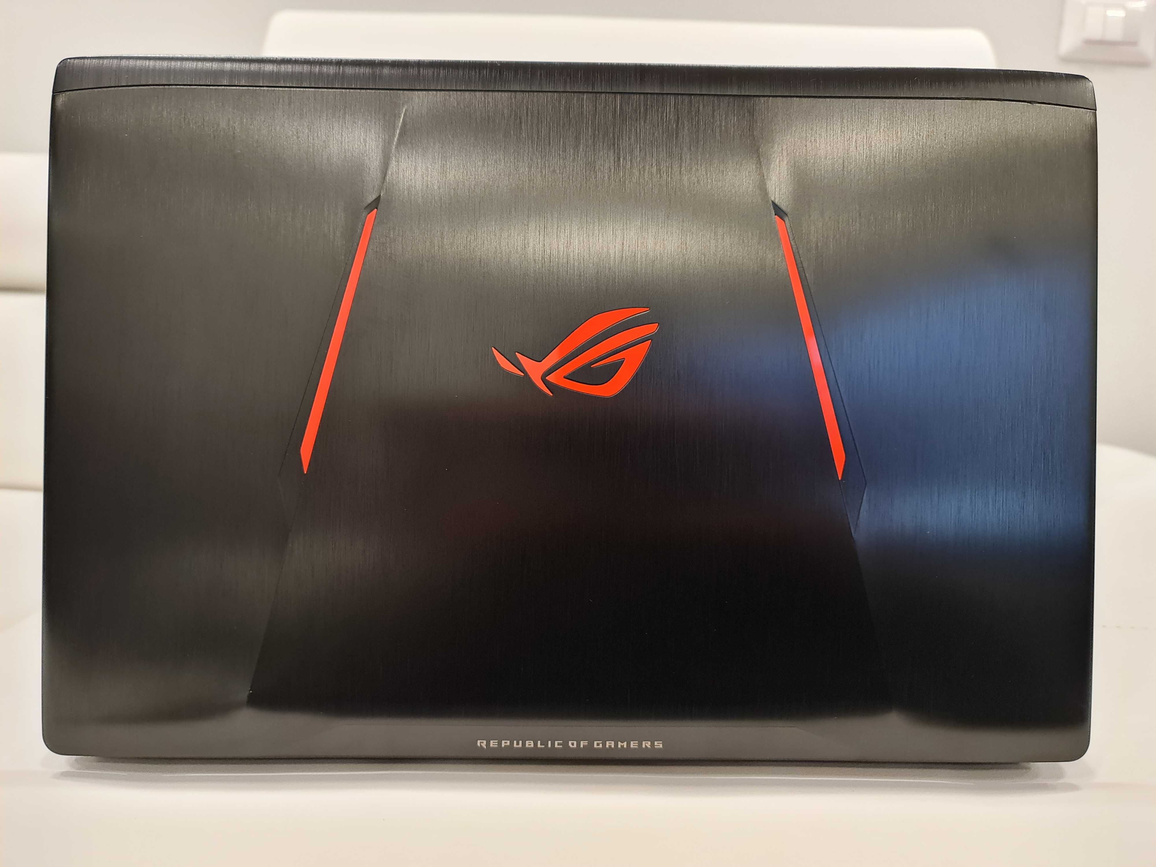 laptop ASUS ROG gaming , intel core i7,  4 gb video nvidia, ram 16 gb