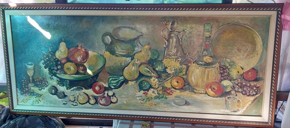 Tablou pictat dimensiuni 120cm/50cm