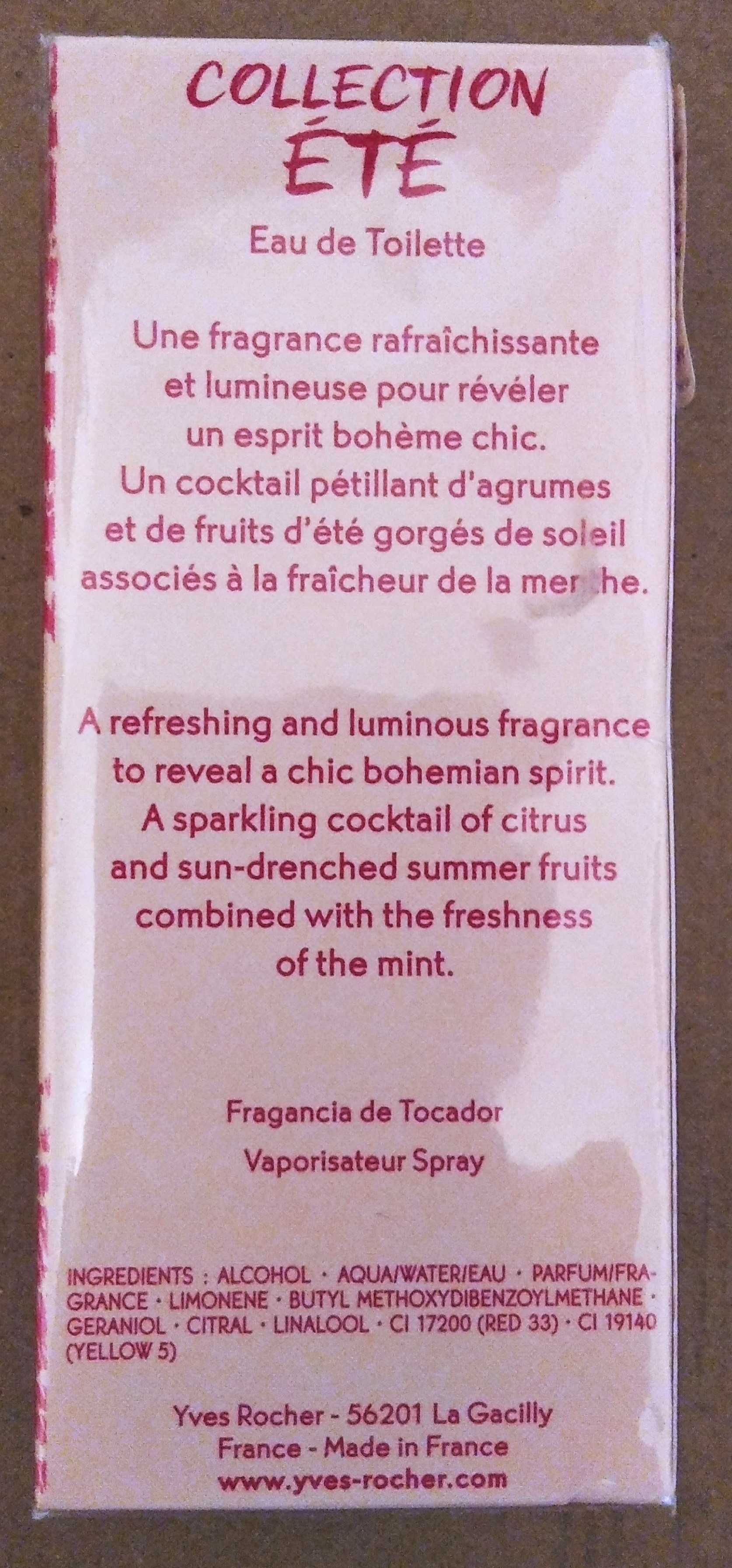 Parfum/Apa de Toaleta-Yves Rocher, Dama, 100ml, Sigilat