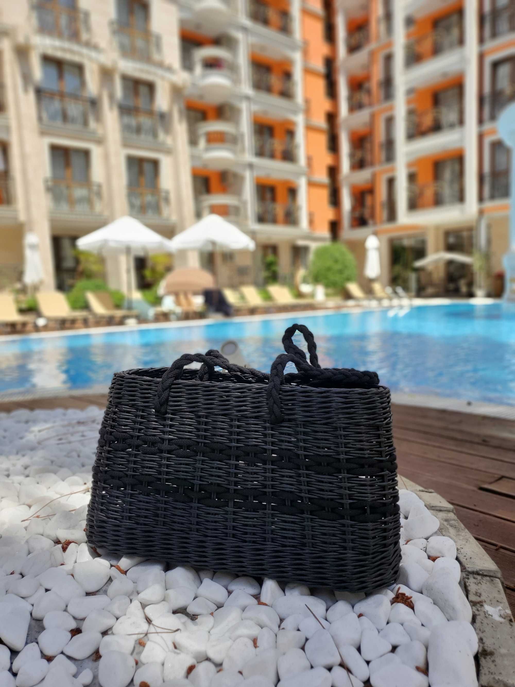 Плетеные сумки ручной работы для пляжа