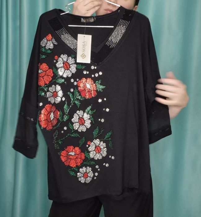 В наличии Стильные турецкие кофты женские 54,56,58 размер