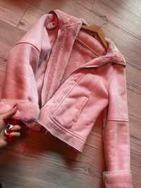 Дамско палтенце розово