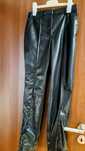 Pantaloni de piele negri