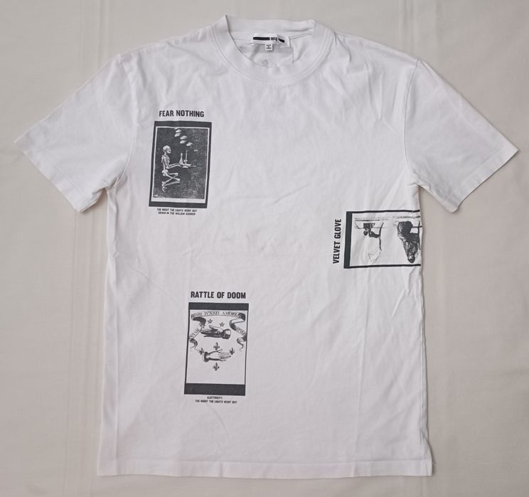 MCQ Alexander McQueen Skeleton Printed T-Shirt оригинална тениска S