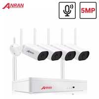 ANRAN, Kit Supraveghere si securitate CCTV NVR HDD 1Tb, exterior, IP66