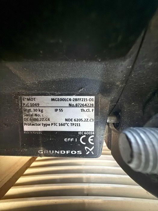 Pompă centrifugală verticală Grundfos TP50-200/215 A-F-A-BAQQV