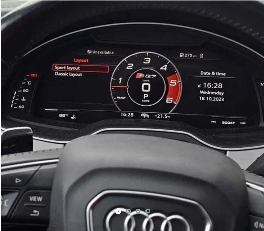 Audi Sport Layout Ауди А3 А4 А5 Q5 Q7 Cockpit Виртуално Оформление