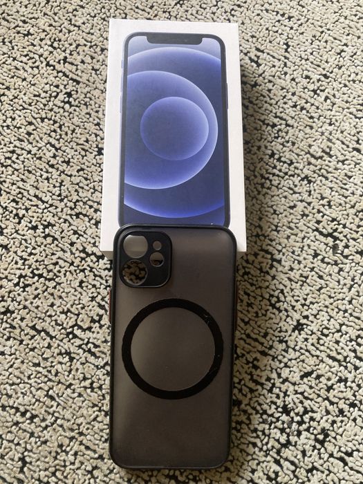 Чехол для iPhone 12 Mini с кольцом magsafe и коробка