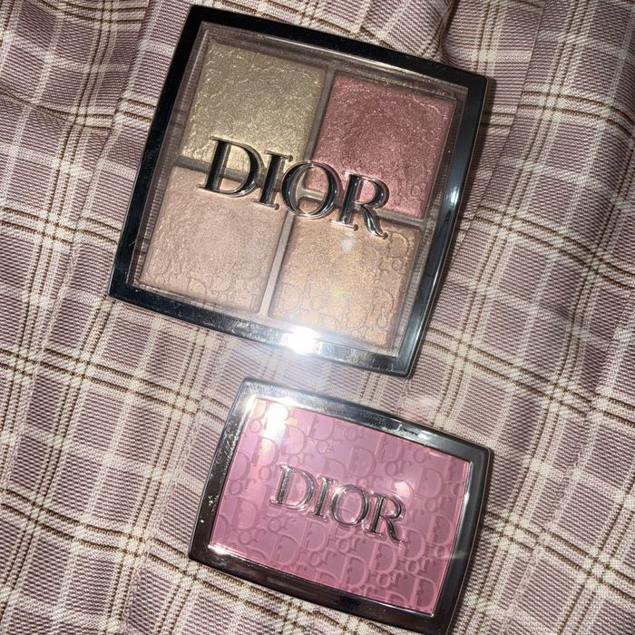 Косметика dior (хайлайтер, румяна)