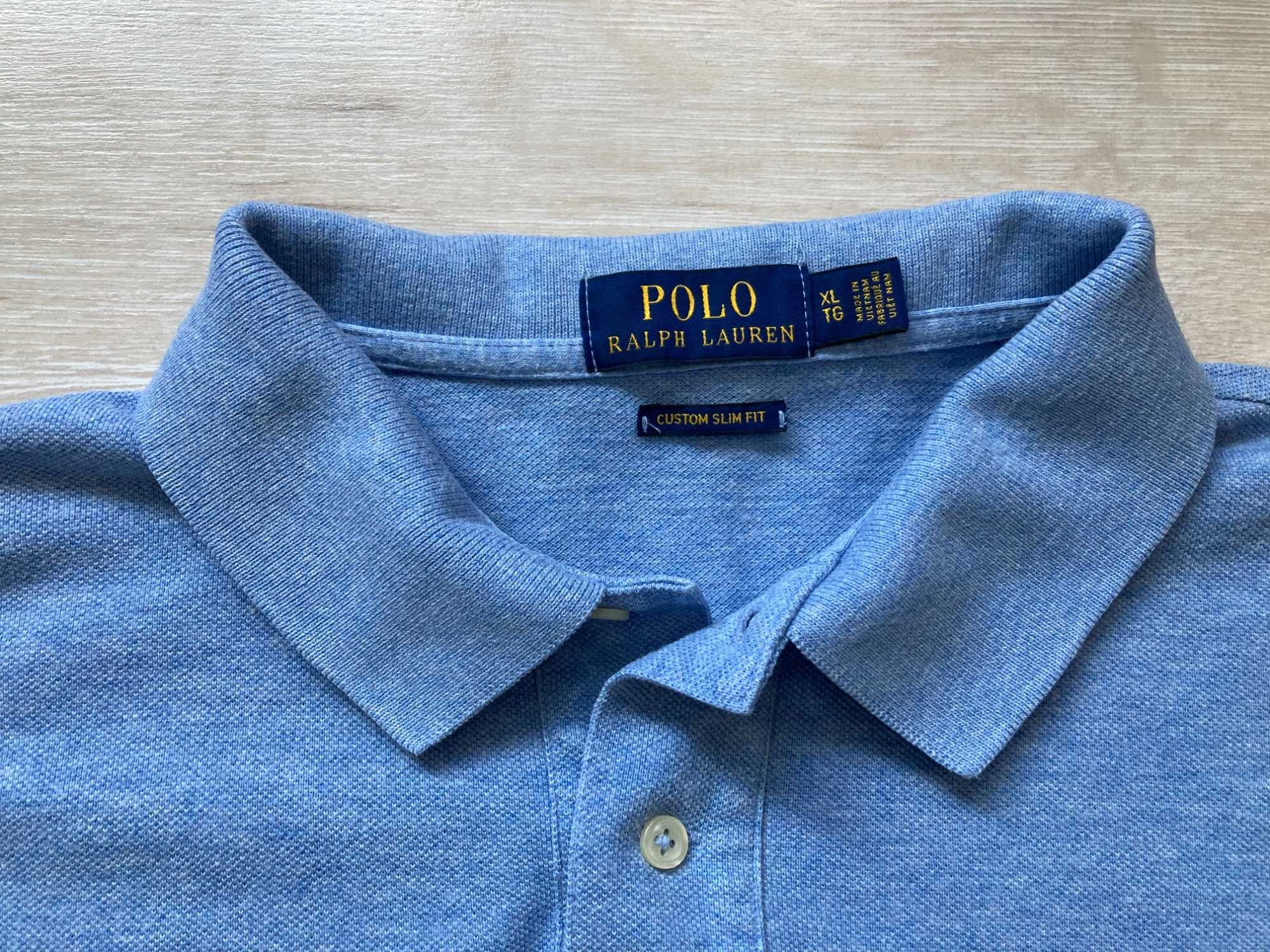POLO By Ralph Lauren Custom Slim Fit мъжка поло тениска размер XL