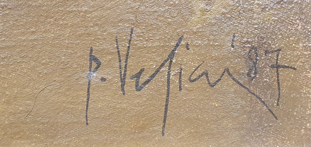 Tablou, ulei pe panza, Petre Velicu