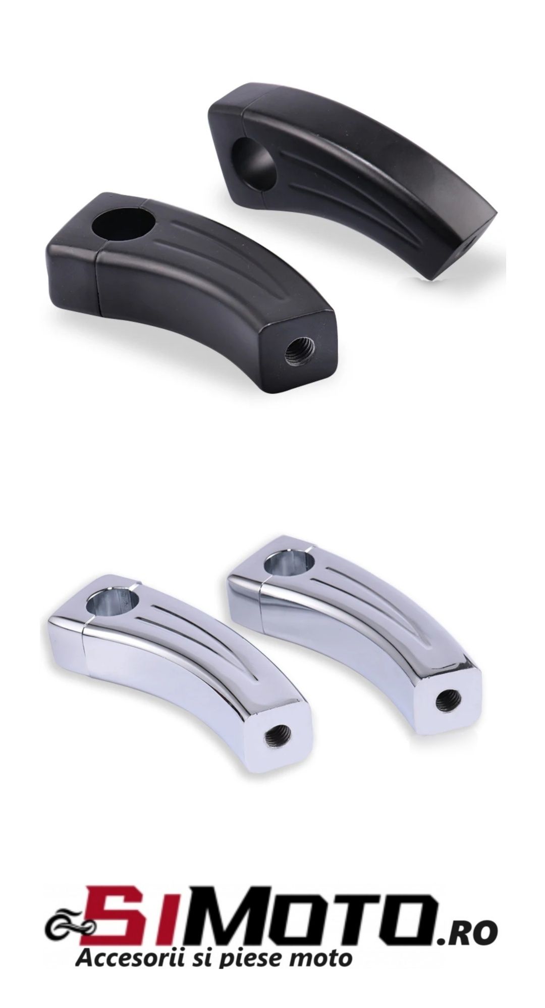 Înălțătoare ghidon moto CNC risere 6inch 25mm suporți inaltare