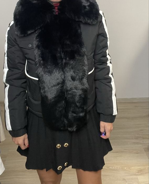 Geaca cu blana detasabila