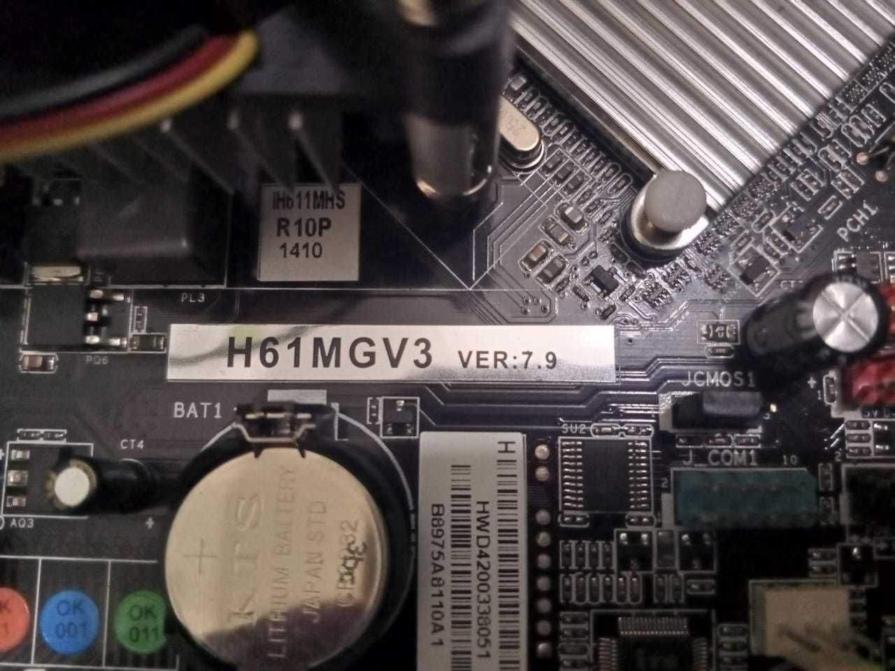компьютер в комплекте, S1155 Системный блок монитор ОЗУ DDR3 HDD проц