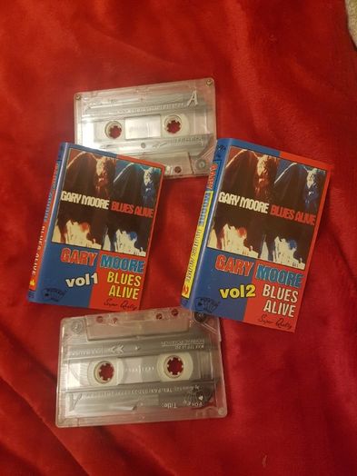 Gary Moore-Blues Alive - vol. 1+2 set de 2 casete nou album