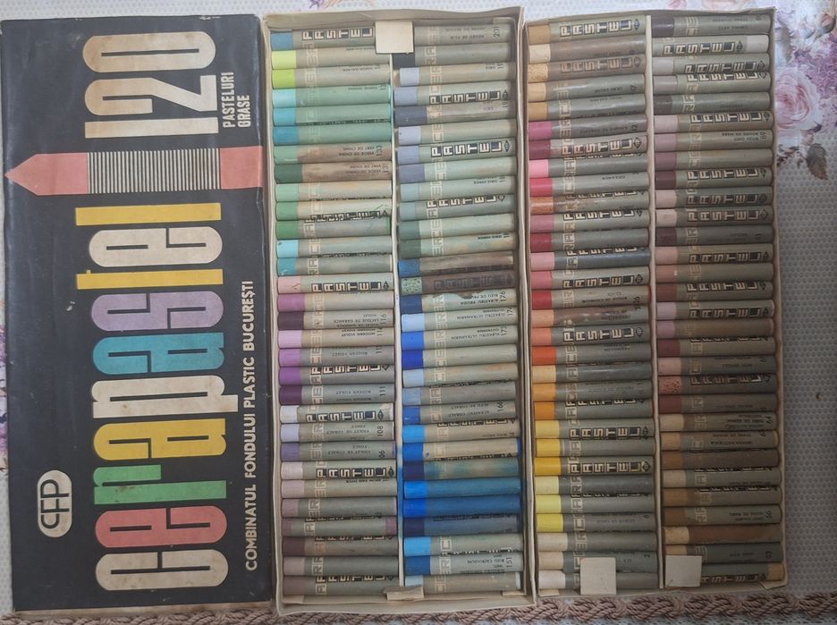 Culori ceara 120 de bucati