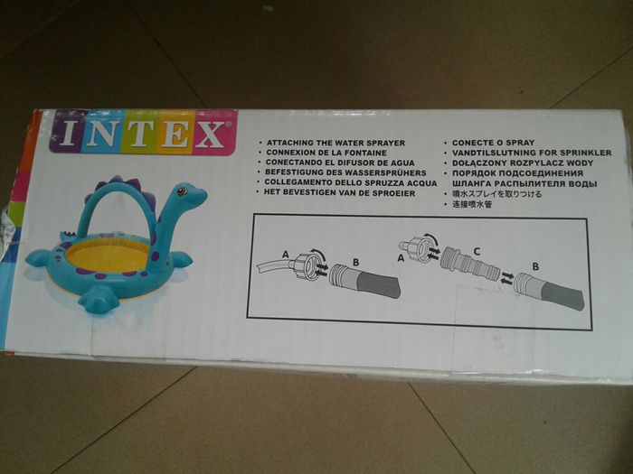 Centru distractii apa/piscina Intex Dino, 229x165x117cm, nou, sigilat