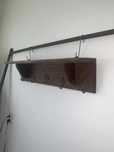 Cuier cu carlige din bronz lemn masiv