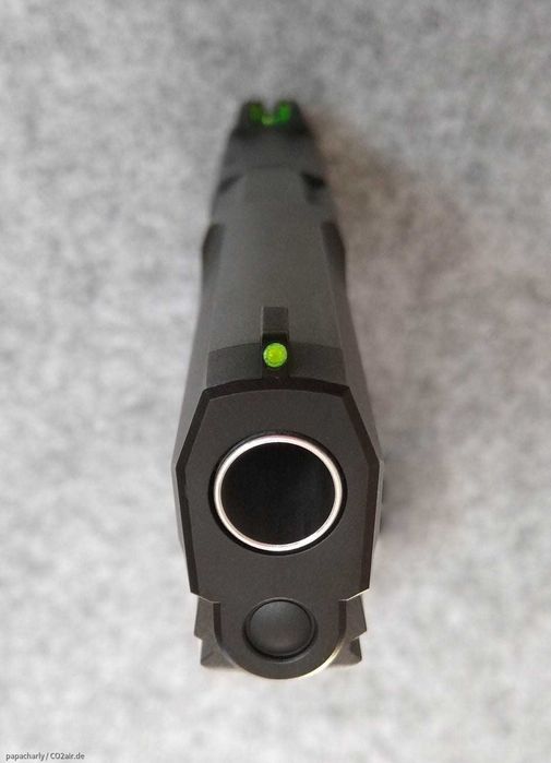 Pistol Airsoft/Bile de CAUCIUC/20jouli/Co2/Made in GERMANY