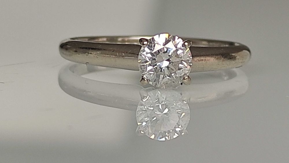 Inel aur 14k cu diamant 0.5ct