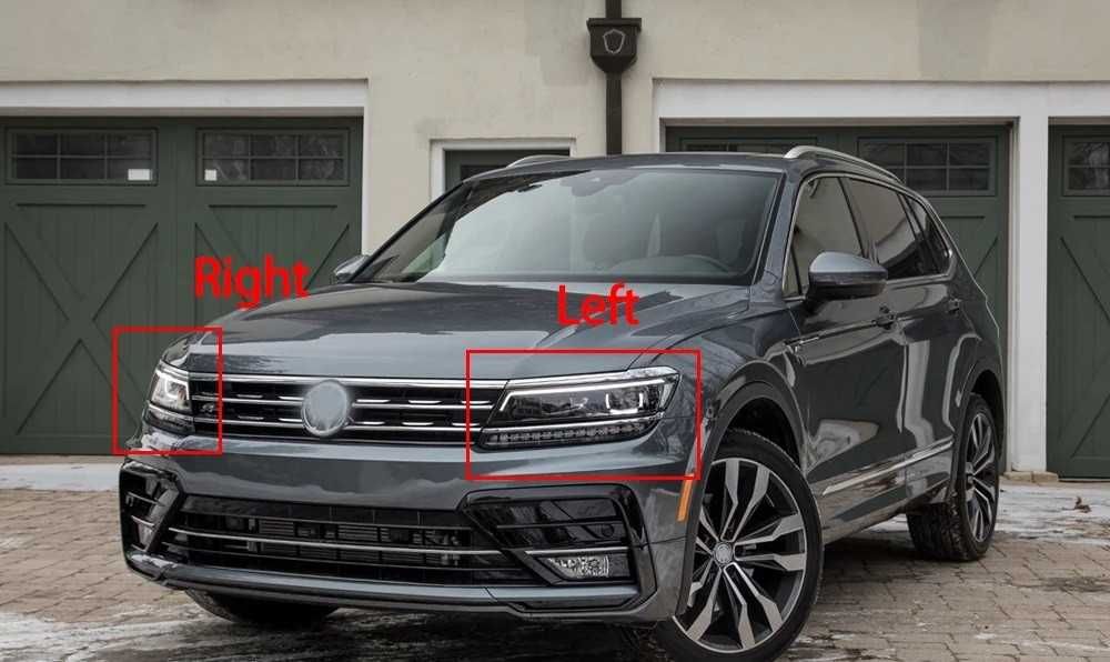Reconditionare far VW Touareg,Tiguan fibra Led DRL,module Led,sticle