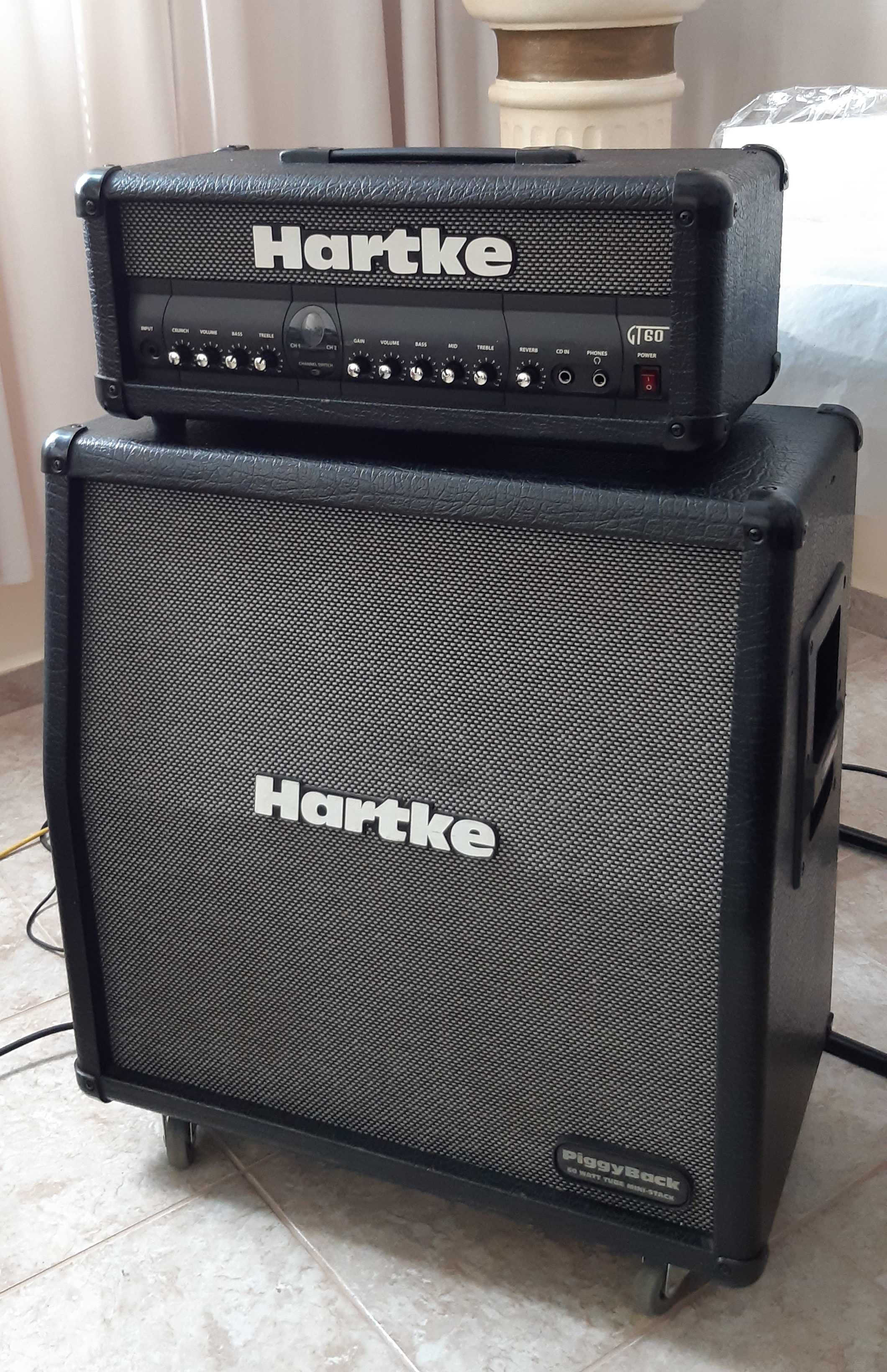 Усилвател за китара Hartke GT60 Head & GH-408A Cabinet, Mini Stack