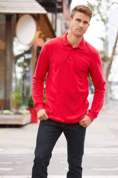 Tricou polo cu maneca lunga