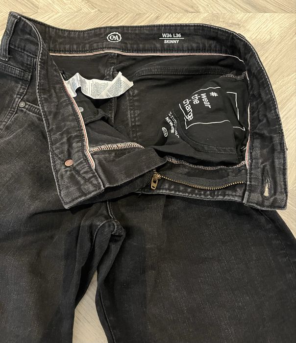 Blugi skinny C&A pentru bărbați marimea 34