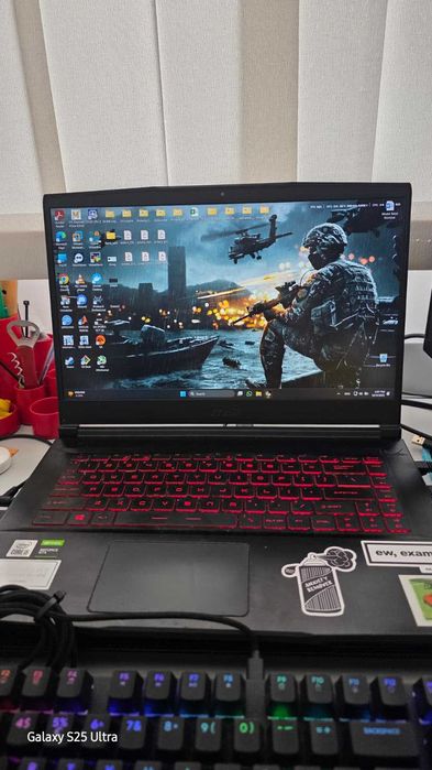 Laptop Gaming MSI GF63 Thin 10SC pentru facultate