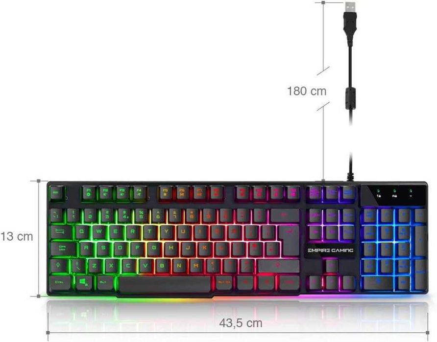 Tastatură/mouse Empire Gaming, TECURS & JOYACCESS