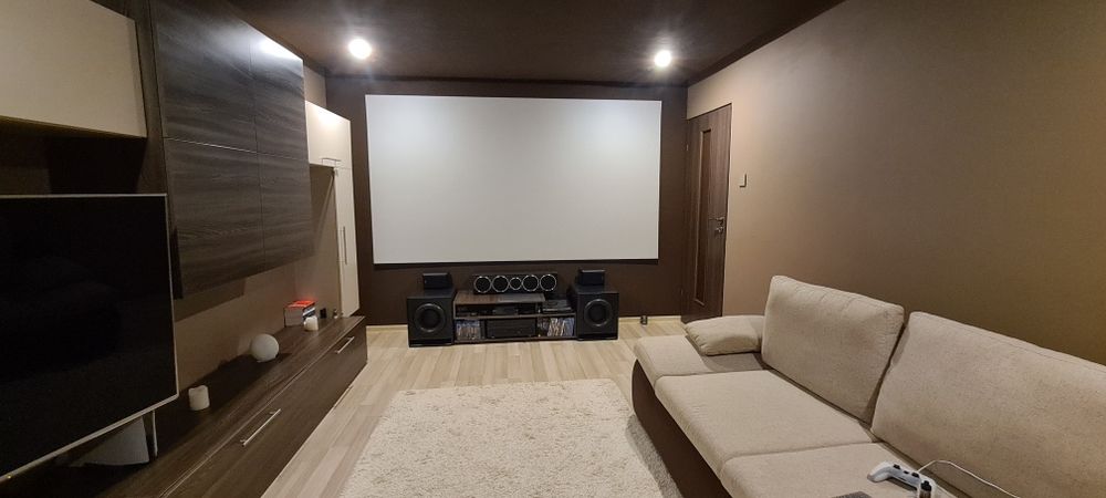 Ecran videoproiector 120 inch videoproiector Jvc NX9