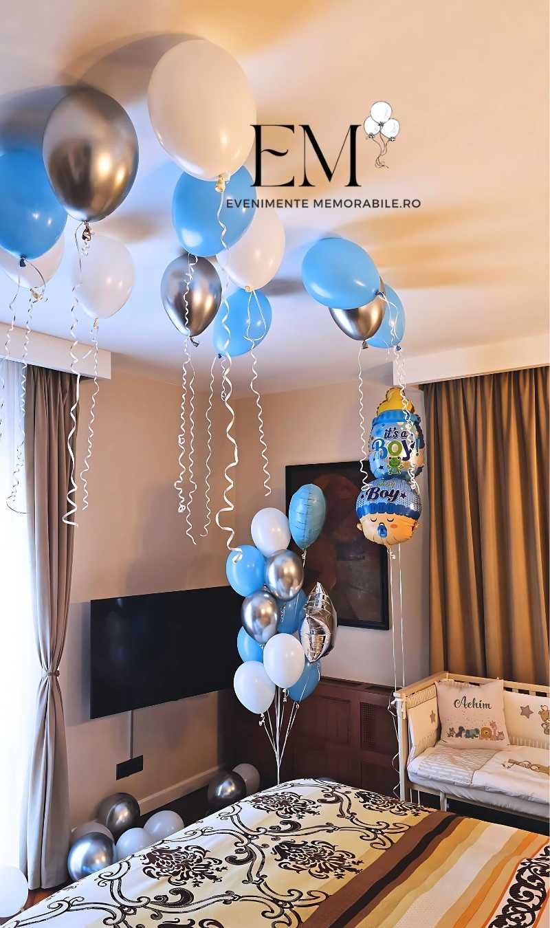 Decor Baloane Camera Nou Nascut Bebelus /Baby Shower / Gender Reveal