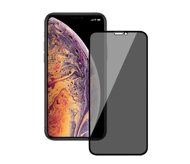 Folie sticla securizata privacy iPhone X, 11, 12, 13, 14, 15, 16, 17