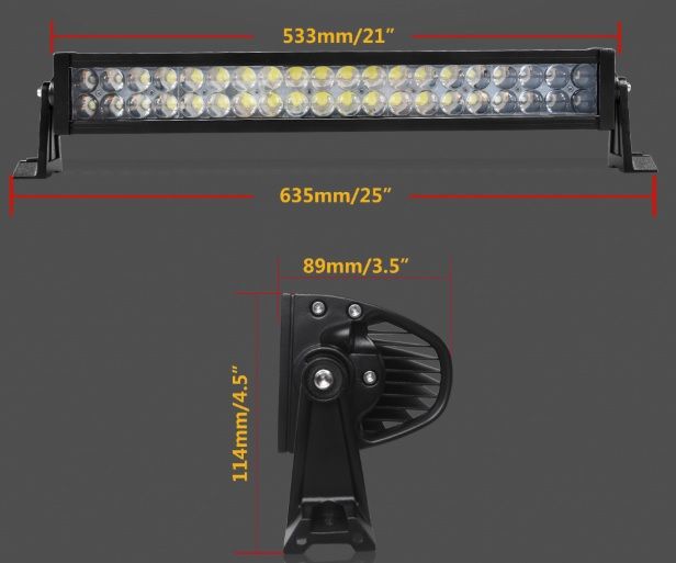 36w 72W 120W 180w 240w Мощен 4D 4Д Led Bar Лед Бар Диоден 12-24V