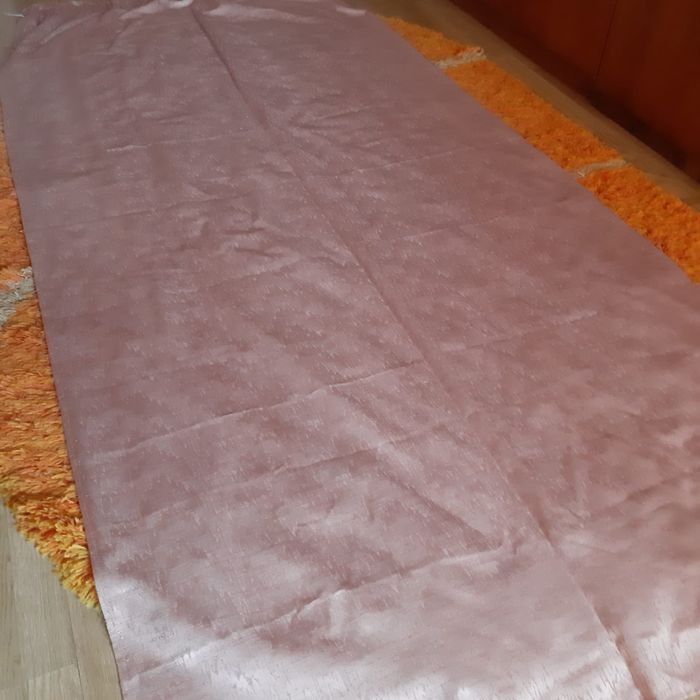 Draperii pt geam culoare roz prafuit
