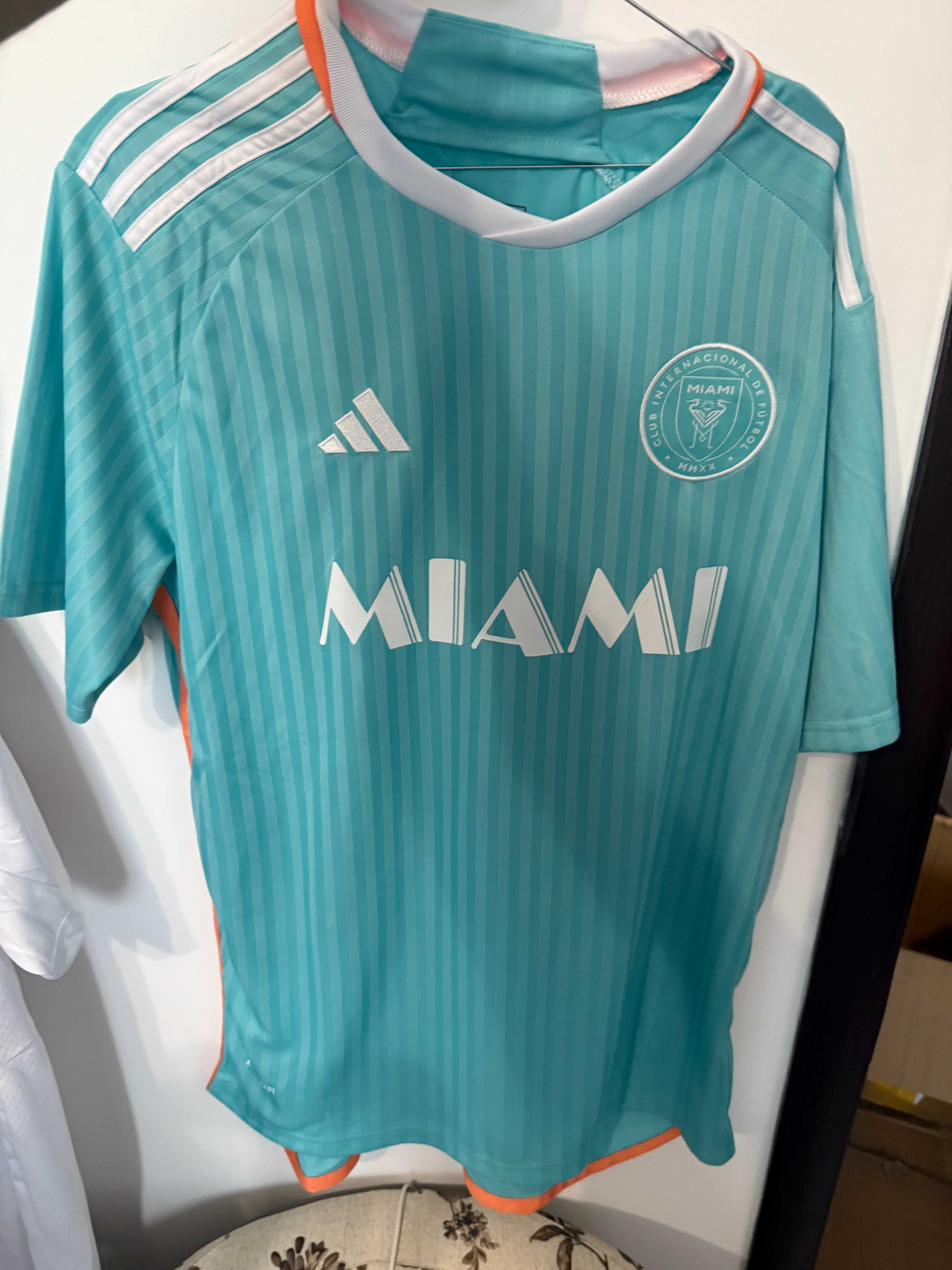 Tricou Messi Inter Miami fotbal turcoaz