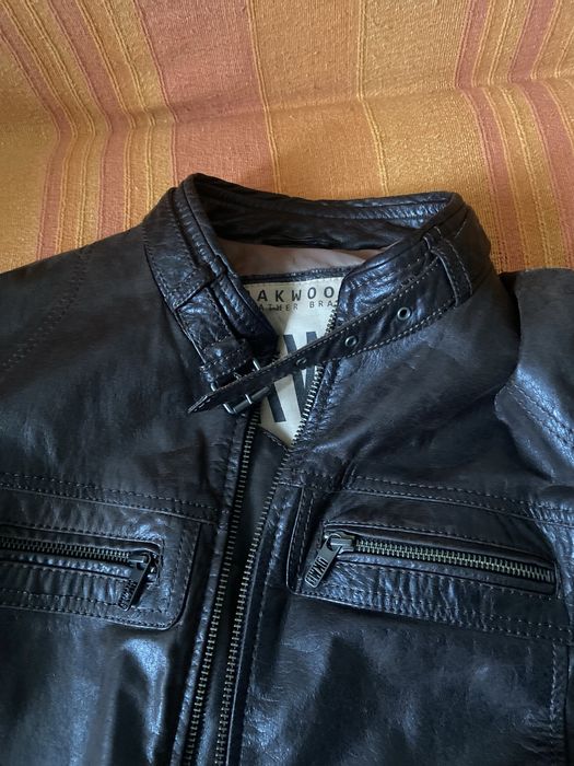 Geaca biker piele