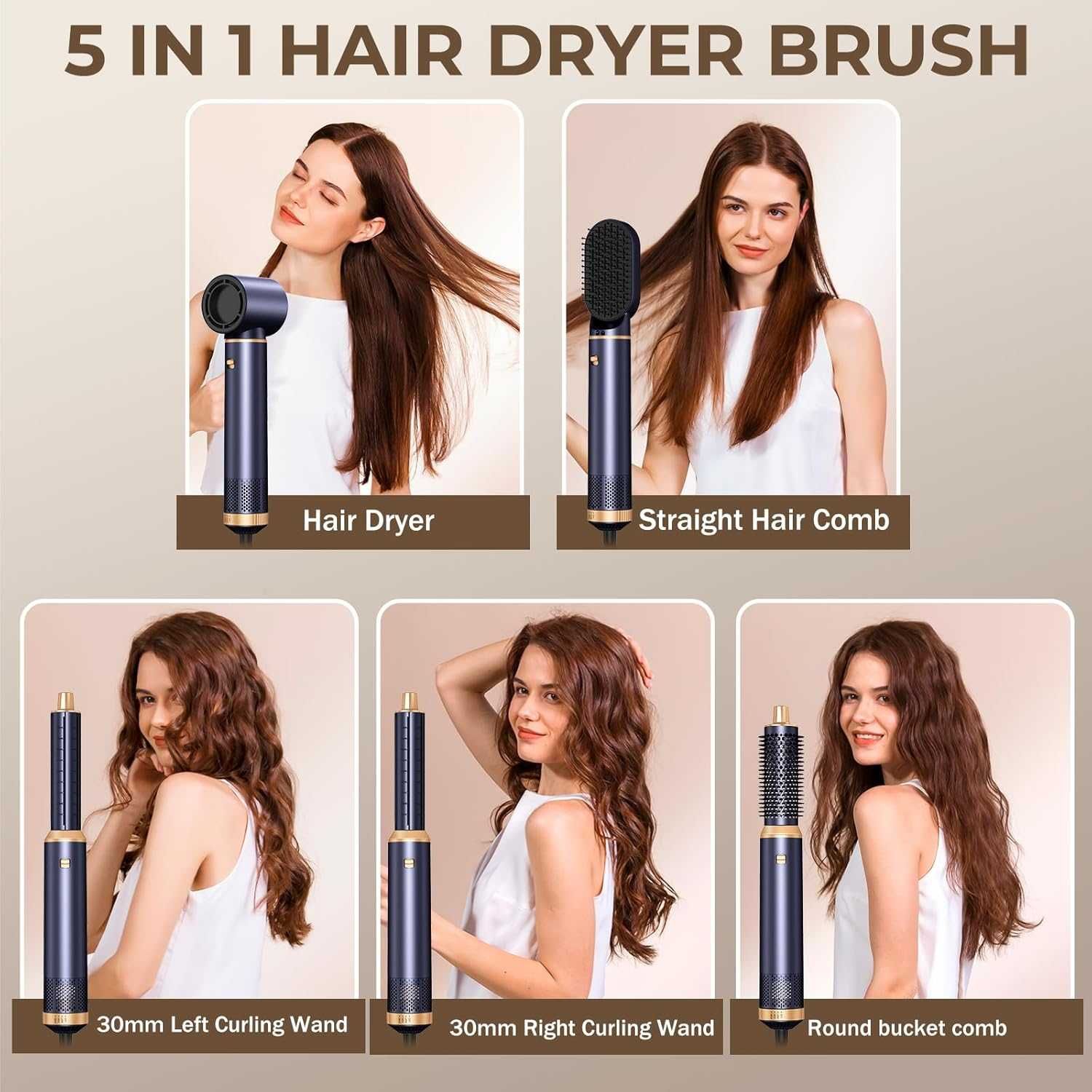 Многофункционален комплект Air Styler 5 в 1