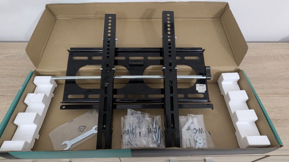 Suport TV de perete solid , HAMA, reglabil