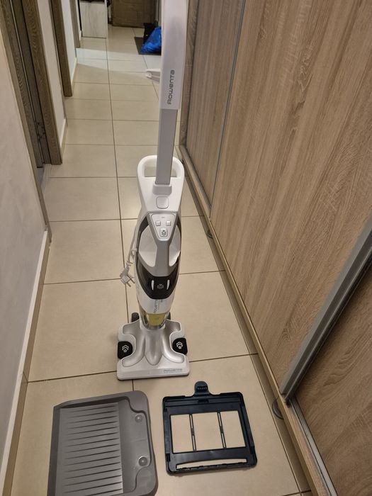 Aspirator vertical cu abur Rowenta RY8561WH Clean & Steam Multi, 1700