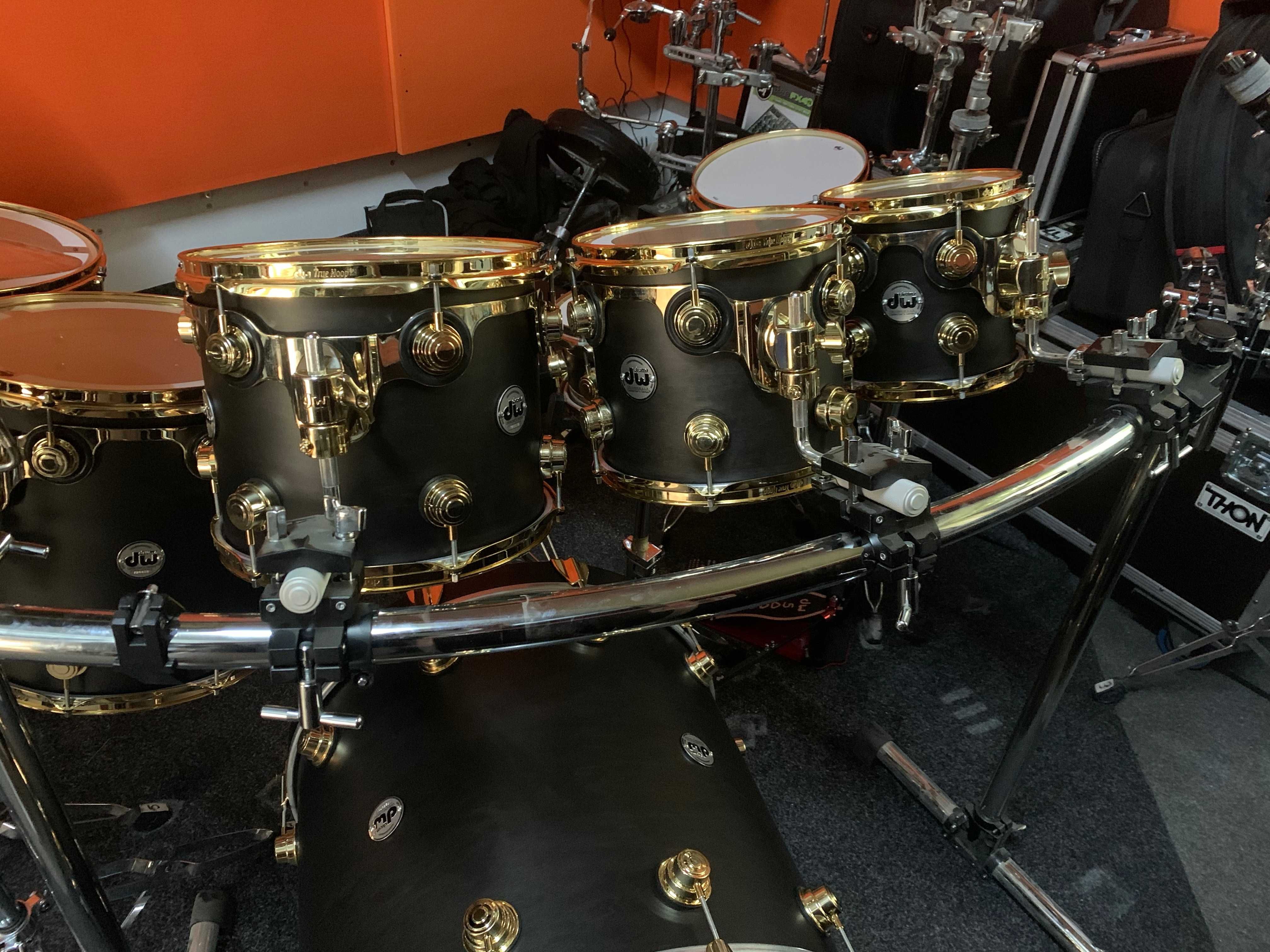 Tobe Dw Drums. Drum Workshop Collector's Series, Satin Oil 24k Gold