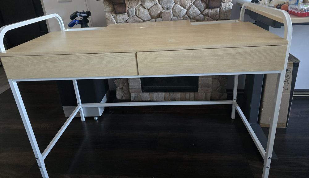 Vand masa de birou cu 2 sertare 120x60x76 inaltime