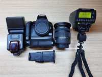 KIT FOTO - Canon 1000D+ Obiectiv Sigma 17-50mm F2.8 EX HSM +2 Blitzuri