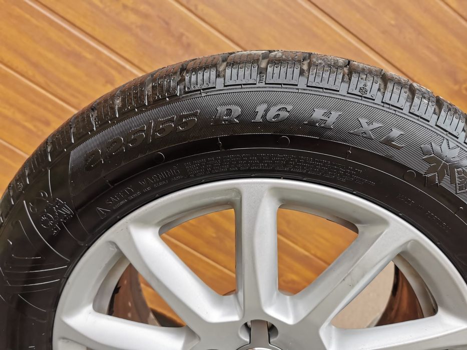 Jante originale Audi R16+cauciucuri iar a 225/55/16