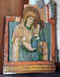 Старинна православна икона на Богородица с младенеца