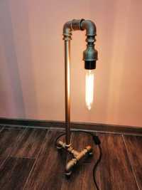 Lampa steampunk industrial pipe bec Edison