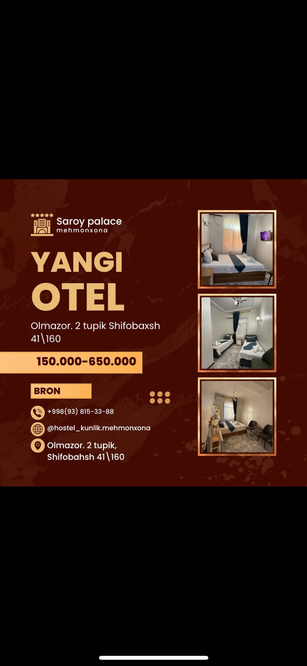 Bez zaks! Yangi Hotel/Mehmonhona/Отель/Гостиница/Мехмонхона/