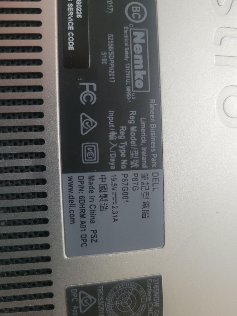 Dell Vostro 14 inchi procesor i5 gen 8