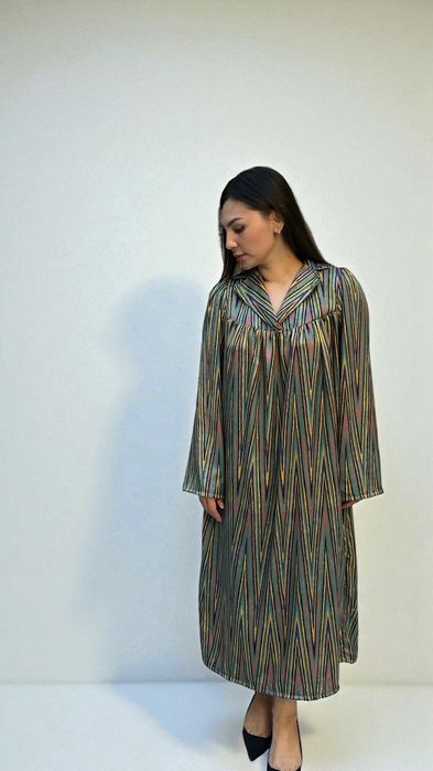 Женское узбекское длинное платье